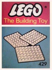 LEGO System 429 4 Plates 6 x 8 (The Building Toy)
