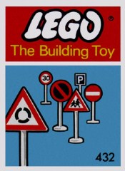 LEGO System 432 Road Signs (The Building Toy)