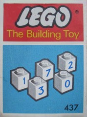 LEGO System 437 50 numbered bricks (The Building Toy)