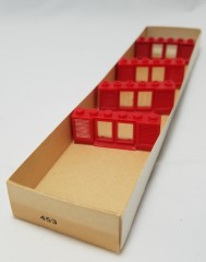LEGO System 453 1 x 6 x 2 Shuttered Windows, Red or White