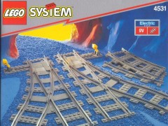 LEGO Trains 4531 Manual Points with Track