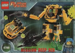 LEGO Alpha Team 4789 Alpha Team Aquatic Mech