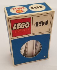 LEGO System 491 Shell Station Brick and Sign, 6 Named Beams