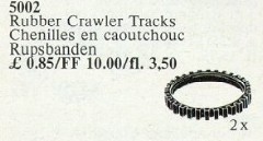 LEGO Service Packs 5002 2 Rubber Crawler Tracks
