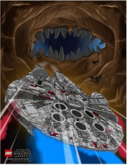 LEGO Gear 5005445 Millennium Falcon poster