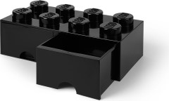 LEGO Gear 5006248 LEGO 8 Stud Black Storage Brick Drawer