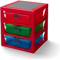 LEGO Gear 5005873 Transparent Red Rack System