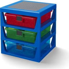 LEGO Gear 5006179 Transparent Blue LEGO Rack System