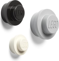 LEGO Gear 5005893 White Black and Gray Wall Hanger Set