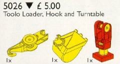 LEGO Service Packs 5026 Toolo Loader, Hook and Turntable