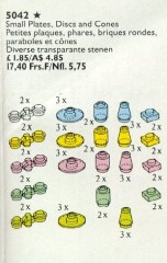 LEGO Service Packs 5042 Space Light and Radar Plates, Disks and Cones (Transparent Lights)