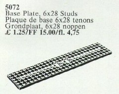 LEGO Service Packs 5072 Long Wagon or Carriage Base 6 x 28