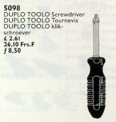 LEGO Service Packs 5098 Duplo Toolo Screwdriver
