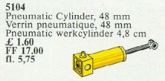 LEGO Сервиспак (Service Packs) 5104 Pneumatic Piston Cylinder 48 mm Yellow