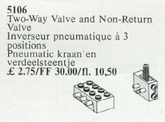 LEGO Service Packs 5106 Two-Way Valve and Non-Return Valve