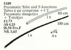 LEGO Service Packs 5109 Pneumatic Tubing and T-Junctions