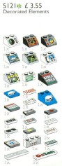 LEGO Service Packs 5121 Decorated Elements