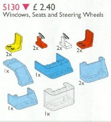 LEGO Service Packs 5130 Windows, Seats, Steering Wheels