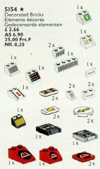 LEGO Service Packs 5154 Decorated Elements