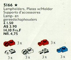 LEGO Service Packs 5166 Lamp Holders, Tool Holder Plates