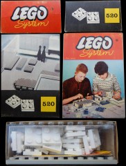 LEGO System 520 2 x 2 Plates (architectural hobby und modelbau version)