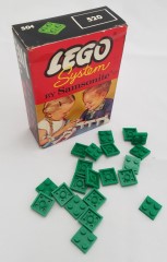 LEGO Samsonite 520 2 X 2 Plate (Flat Roof Bricks with 4 Studs)