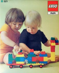 LEGO Duplo 521 Bricks and half bricks all colours