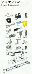 LEGO Service Packs 5314 Town / Res-Q Equipment
