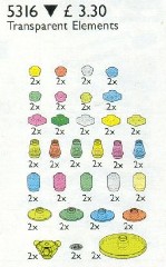 LEGO Service Packs 5316 Transparent Accessories