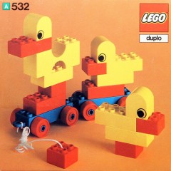 LEGO Duplo 532 Pull-Along Ducks