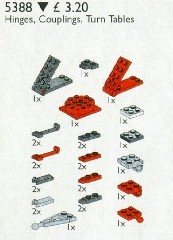 LEGO Service Packs 5388 Hinges, Couplings, Turntables