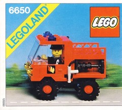 LEGO Town 6650 Fire and Rescue Van