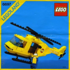 LEGO Town 6697 Rescue-I Helicopter