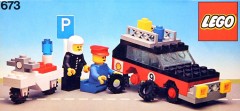 LEGO Town 673 Rally Car and Motorbike