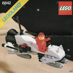 LEGO Space 6842 Small Space Shuttle Craft