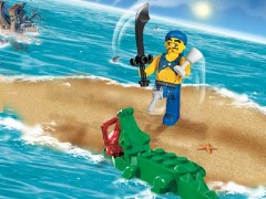 LEGO 4 Juniors 7080 Scurvy Dog and Crocodile