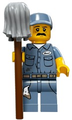 LEGO Collectable Minifigures 71011 Janitor