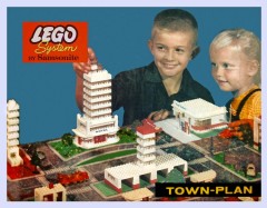 LEGO Samsonite 725 Town Plan