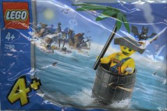 LEGO 4 Juniors 7290 Captain Kragg in Barrel