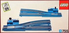 LEGO Trains 755 Left and Right Points