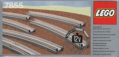 LEGO Trains 7855 8 Curved Electric Rails Grey 12 V