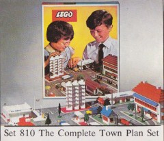 LEGO System 810 Town Plan - UK, Cardboard box