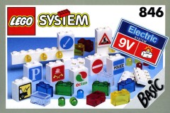 LEGO Basic 846 Lighting Set, 9V