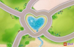 LEGO Gear 850596 Heartlake City Playmat