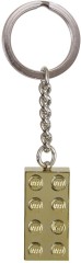 LEGO Gear 850808 Gold 2 x 4 Stud Key Chain