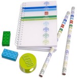 LEGO Gear 851911 Classic Stripes Blue Stationery Set