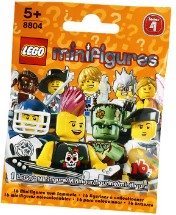 LEGO Collectable Minifigures 8804 LEGO Minifigures Series 4 {Random bag} 
